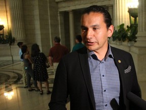 This week Wab Kinew was lobbying for government to fund more addiction treatment in Manitoba.