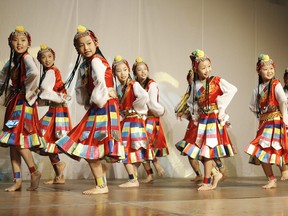 Dancers performs at the Folklorama Chinese Pavillion.