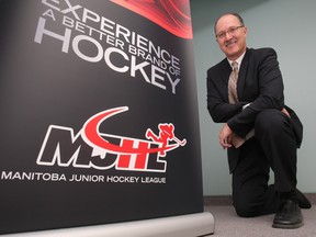Retiring Manitoba Junior Hockey League commissioner Kim Davis.