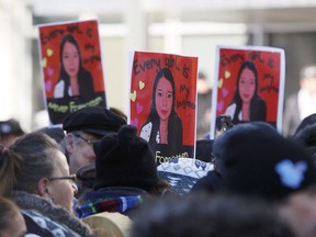 Four years ago on Friday, Tina Fontaine's 72-pound body, wrapped in a duvet cover and weighed down by rocks, was pulled from the Red River. A jury acquitted Raymond Cormier in the death in February, sparking rallies across the country, including one in Winnipeg with family and supporters of Thelma Favel, Tina Fontaine's great-aunt and the woman who raised her.