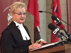 Manitoba Speaker of the Legislative Assembly Myrna Driedger.