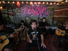 Jet Set Satellite performs a short acoustic set at Live at the Roslyn in Winnipeg on Wed., Aug. 8, 2018 in advance of Saturday's Toba Rock Fest. Kevin King/Winnipeg Sun/Postmedia Network
