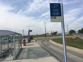 Park and Ride at Manitoba Hydro building on Taylor Avenue will be discontinued after Dec.14 due to low usage.
Tom Brodbeck/Winnipeg Sun