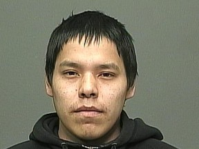 Alex Arumeul Genaille, a 20-year-old male of Winnipeg, is wanted by police in connection with a slashing of a dog on Aug. 31. Police are asking the public's assistance in tracking him down. Handout.