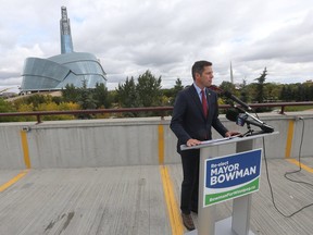 Mayor Brian Bowman wants to make Winnipeg an international leader when it comes to human rights.