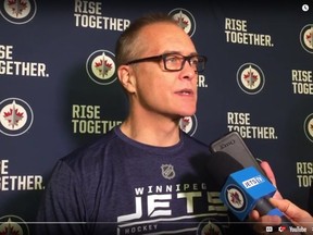 Winnipeg Jets head coach Paul Maurice previews Saturday’s game against the Dallas Stars on Oct. 6, 2018.