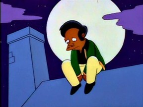 Apu from "The Simpsons."
