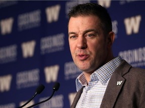 Winnipeg Blue Bombers general manager Kyle Walters.