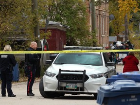 Winnipeg police cadets, general patrol, and forensic officers were at the scene of an assault on McGee Street near Ellice Avenue in Winnipeg on Sunday. A man in his 20's was rushed to hospital in critical condition and has since been upgraded to stable condition.