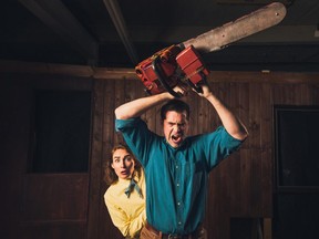 Ryan Ash is Ash Williams in Evil Dead: The Musical, which returns to the Park Theatre in Winnipeg for 10 shows starting on Oct. 24, 2018.  courtesy Dwayne Larson