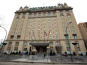 The Fort Garry Hotel on Broadway in Winnipeg is pictured on Mon., Oct. 29, 2018. Kevin King/Winnipeg Sun/Postmedia Network