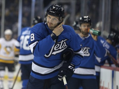 Watch Live: Newly named Jets captain Adam Lowry talks about new role