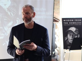 Dr. Neil Craton reads passages from his book Wisdom From The Homeless about his experiences treating patients at Siloam Mission in Winnipeg. The official launch of the book will be Monday night at McNally Robinson.
