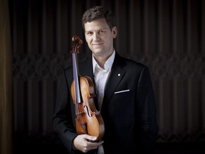Canadian violinist James Ehnes is shown in London, Eng. in a 2012 handout photo.