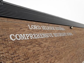 The Lord Selkirk Regional Comprehensive Secondary School Selkirk, Man. Classes in the Lord Selkirk School Division were cancelled Monday, Dec. 3, 2018, after threats were made online and the schools in the division were in hold and secure on Tuesday, Dec. 4, 2018, after receiving information of a potential threat through a text message. Brook Jones/Selkirk Journal/Postmedia Network