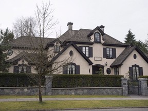 A home in Shaughnessy, an upscale neighbourhood in Vancouver is pictured, March, 13, 2018.