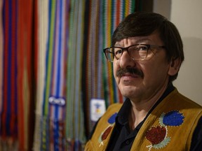 Robert Doucette, a Metis Sixties Scoop survivor, stands for a photograph in his home in Saskatoon, Friday, January 4, 2019.