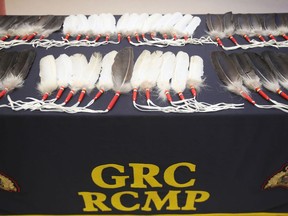 Manitoba RCMP announced eagle feather option to swear legal oaths Tuesday in Winnipeg.