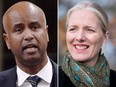 Immigration Minister Ahmed Hussen and Environment Minister Catherine McKenna are seen in file photos.