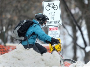A significant snowfall left Winnipeg to clean up earlier this week and one city councillors says sidewalks should've been given a higher priority than bike lanes.