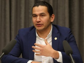 NDP leader Wab Kinew wants to drop the vote threshold to 2% from 10% so more parties would be eligible.