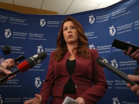 Krista Williams, chief health operations officer, WRHA discusses an updated wait times report for Winnipeg emergency departments in Winnipeg, Thursday, Jan. 31, 2019 Chris Procaylo/Winnipeg Sun/Postmedia Network