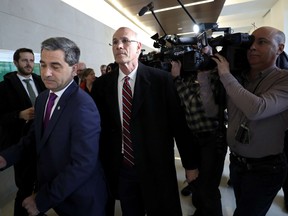 Privy Council Clerk Michael Wernick arrives to testify before the House of Commons justice committee in Ottawa, Ontario, February 21, 2019. REUTERS/CHRIS WATTIE