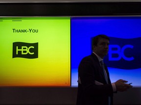 Hudson's Bay Co. holds its annual meeting of shareholders in Toronto on June 3, 2016. (THE CANADIAN PRESS/Christopher Katsarov)