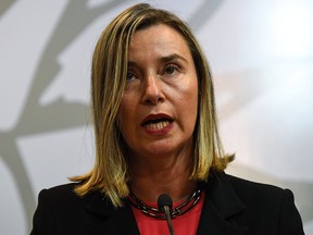 High Representative of the European Union for Foreign Affairs and Security Policy Federica Mogherini.