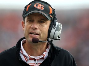 Mike Riley, seen here while head coach of the Oregon State Beavers in 2008, will try his hand at coaching in the upstart Alliance of American Football this spring.