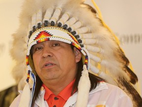 Chief Nelson Genaille of the Sapotaweyak Cree.