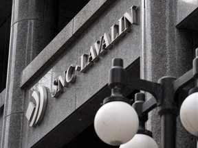 The SNC-Lavalin headquarters is seen in Montreal on Tuesday, February 12, 2019. THE CANADIAN PRESS/Paul Chiasson