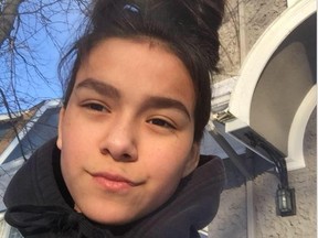 The Winnipeg Police Service is requesting the publicÕs assistance in locating a missing 13-year-old female, Vanessa Disbrowe. 
Handout