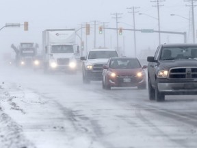 The stormy conditions has caused the closing of several Manitoba highways due to poor driving conditions.