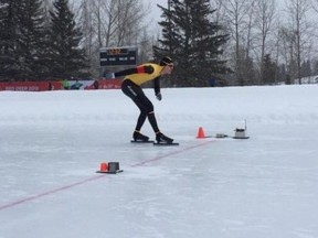 Winnipeg's Tyson Langelaar celebrated his 20th birthday with his second gold medal of the 2019 Canada Winter Games in Red Deer, Alta., on Sunday.