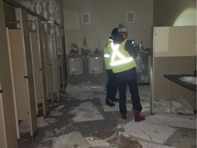 Extensive damage to the inside of the Indian and Metis Friendship Centre in Winnipeg was discovered on Friday by members of the Bear Clan Patrol.