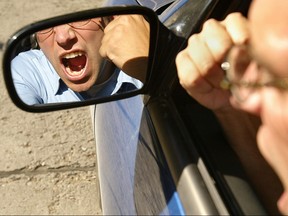 Date:  Aug 24/03Photo illustration to go with a road rage story.John Woods ORG XMIT: Rage05280