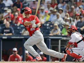 St. Louis Cardinals' Paul Goldschmidt has a new team but a familiar fantasy forecast as the top-ranked first baseman. (AP Photo/Jeff Roberson)