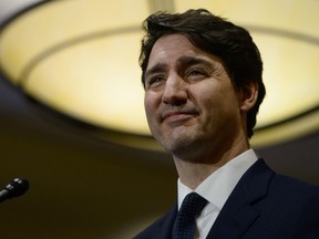 Prime Minister Justin Trudeau holds a press conference in Iqaluit, Nunavut on Friday, March 8, 2019. THE CANADIAN PRESS/Sean Kilpatrick