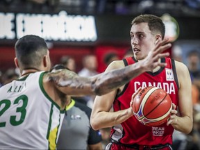 Canada's men's basketball team player Kyle Wiltjer protects the ball in this undated handout photo. THE CANADIAN PRESS/HO, Canada Basketball *MANDATORY CREDIT* ORG XMIT: CPT120
