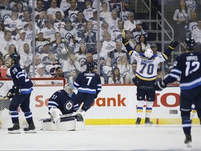 Columbus Blue Jackets overwhelmed by St. Louis Blues