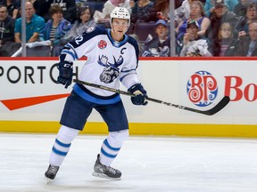 Peter Stoykewych is the captain of the AHL’s Manitoba Moose, the primary farm team of the Winnipeg Jets. Jonathan Kozub/Manitoba Moose