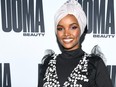 Halima Aden at House Of Uoma Presents The Launch Of Uoma Beauty - The World's First "Afropolitan" Makeup Brand at NeueHouse Hollywood on April 25, 2019 in Los Angeles, Calif. (Rich Fury/Getty Images)