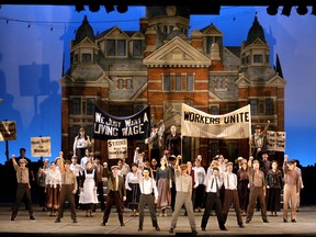 Photo of the original Winnipeg cast of Strike! The Musical, which will hit Rainbow Stage to help mark the 100th anniversary of the Winnipeg General Strike.