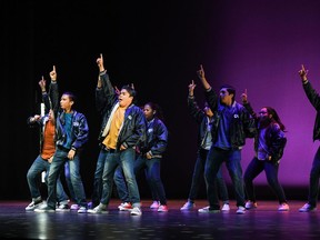 Children perform in the 2018 Outside Looking In gala performance in this handout photo. 114 Indigenous students are set to dance their hearts out Thursday at an annual showcase run by Outside Looking In, a school-based charity that encourages mostly on-reserve kids in Grades 7 to 12 to stay in school and give back to their communities by tapping into their love of music and movement.