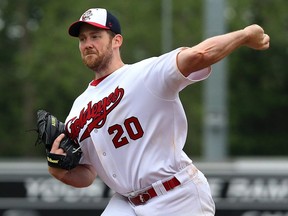 Kevin McGovern is expected to be the starting pitcher for the Winnipeg Goldeyes in their opening game of the 2019 American Association season on May 16, 2019. (KEVIN KING/Winnipeg Sun files)