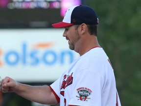 Winnipeg Goldeyes hitting coach Tom Vaeth. (KEVIN KING/Winnipeg Sun)