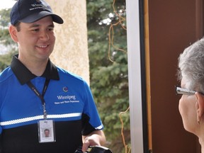 The City of Winnipeg advises homeowners that it's annual meter reading program will be ongoing from May 8 until the end of August. Meter readers will have photo identification, a hand-held computer, and a uniform with the City of Winnipeg logo. 
Handout