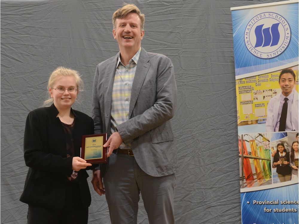 Winnipeg high school student strikes science gold Winnipeg Sun