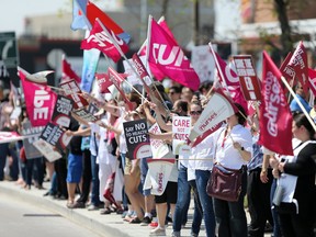 A rally took place at the Seven Oaks Hospital in Winnipeg,. Wednesday, May 29/2019 Winnipeg Sun/Chris Procaylo/stf
